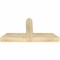Ekena Millwork Portland Rough Sawn Timber Gable Bracket, Douglas Fir, 36"W x 18"H x 4"D x 4"F, 12/12 Pitch GBW036X18X0404POR00RDF - alternate 3